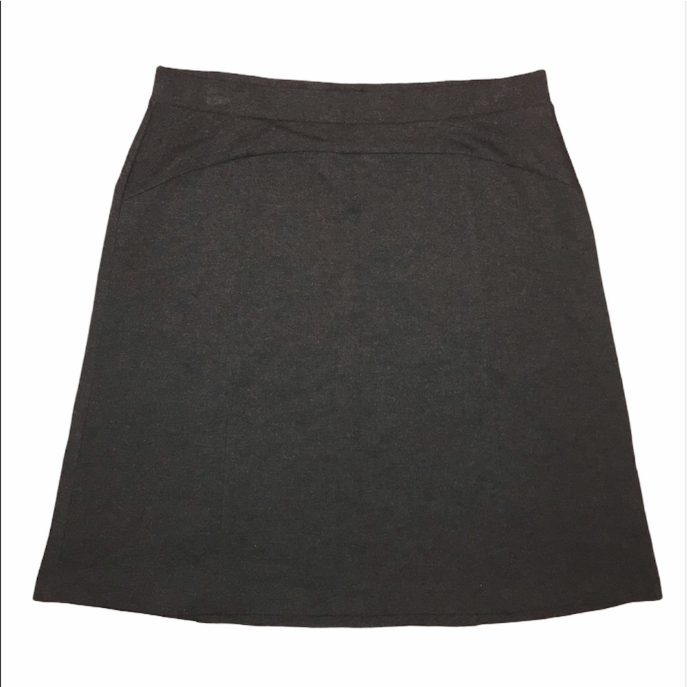 Ellen Tracy Grey Pencil stretchy Mini Skirt size medium